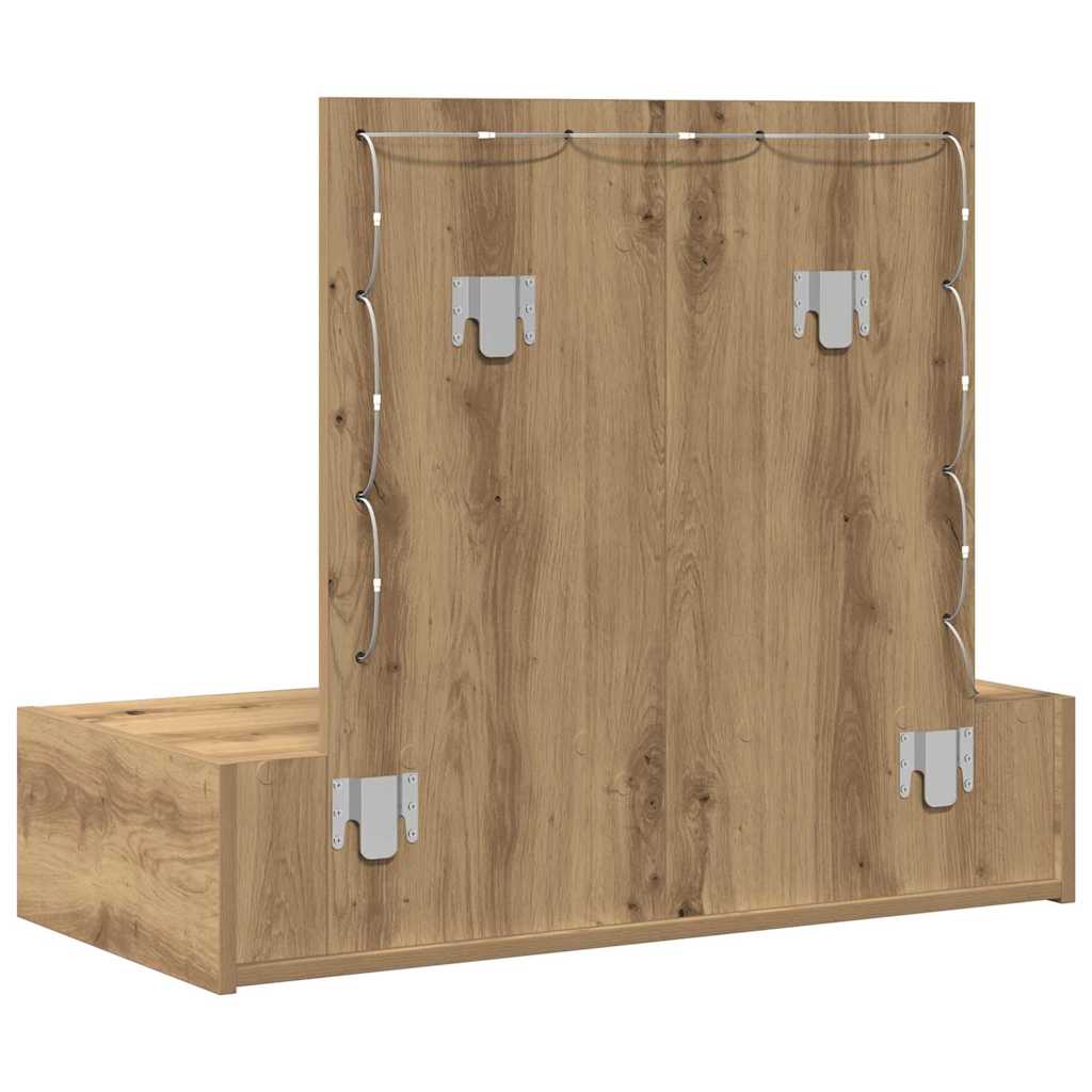 Table de Toilette Marron 83 x 40 x 70 cm Bois d'ingénierie - XIOS
