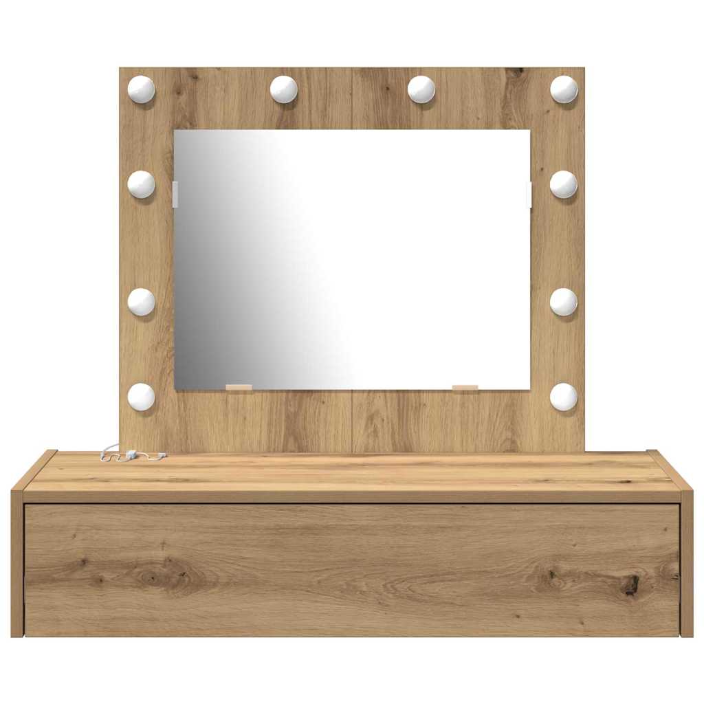 Table de Toilette Marron 83 x 40 x 70 cm Bois d'ingénierie - XIOS