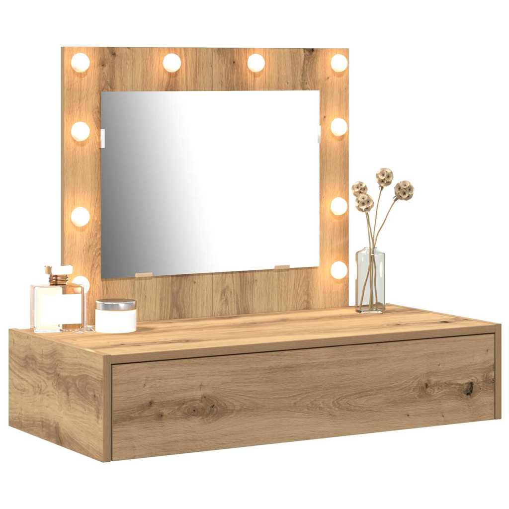 Table de Toilette Marron 83 x 40 x 70 cm Bois d'ingénierie - XIOS