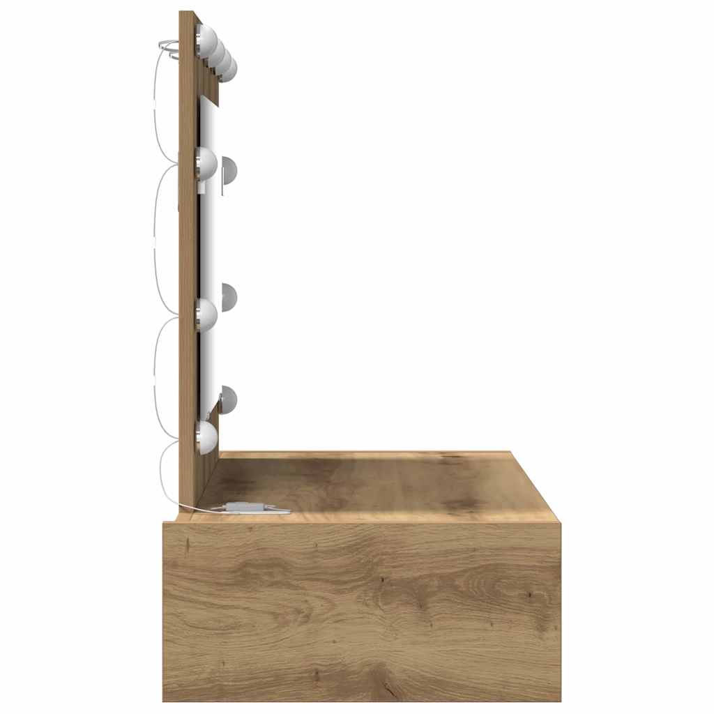 Table de Toilette Marron 83 x 40 x 70 cm Bois d'ingénierie - XIOS