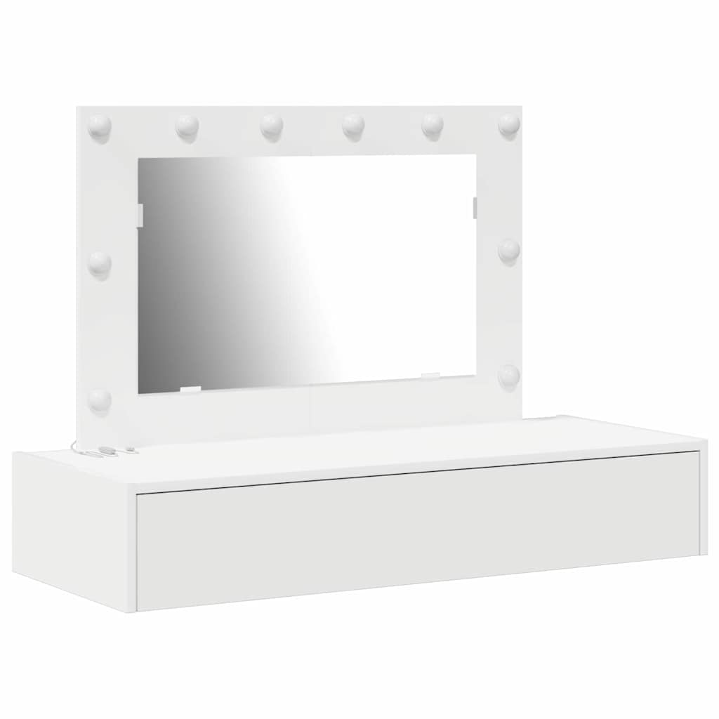 Table de Toilette Blanc 100 x 40 x 70 cm Bois d'ingénierie - XIOS
