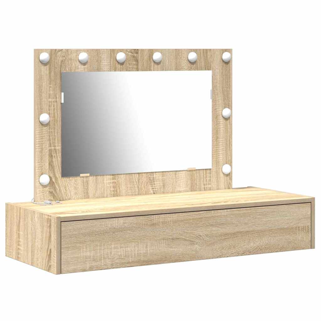 Table de Toilette Marron 100 x 40 x 70 cm Bois d'ingénierie - XIOS