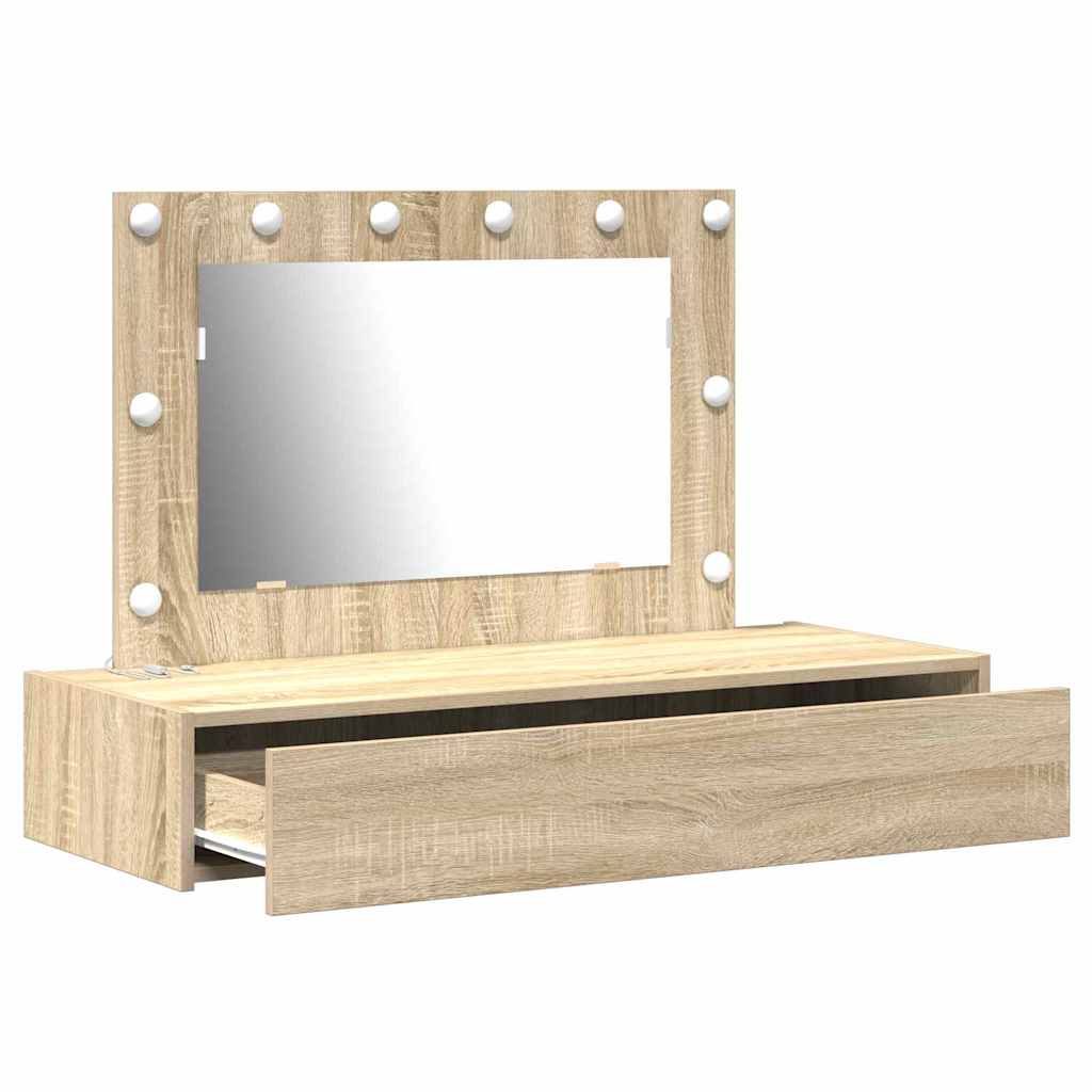 Table de Toilette Marron 100 x 40 x 70 cm Bois d'ingénierie - XIOS