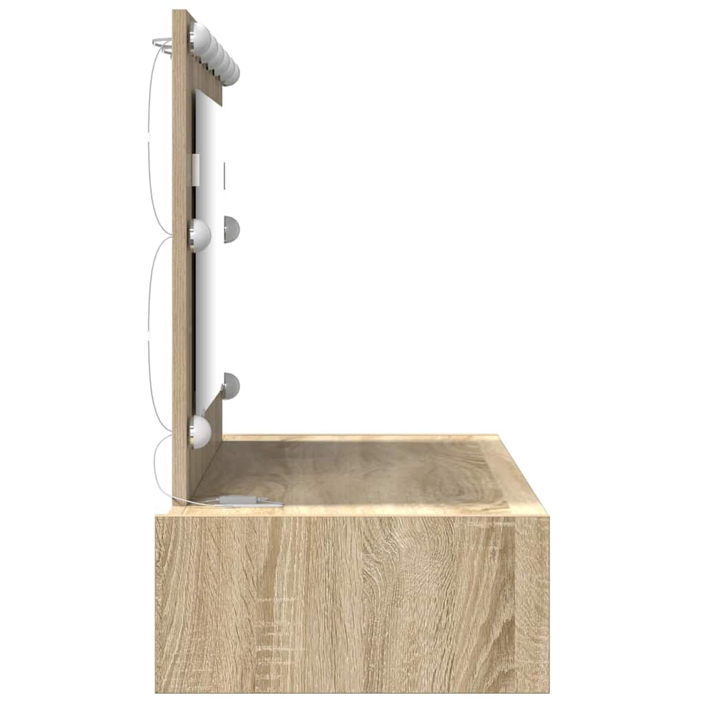 Table de Toilette Marron 100 x 40 x 70 cm Bois d'ingénierie - XIOS