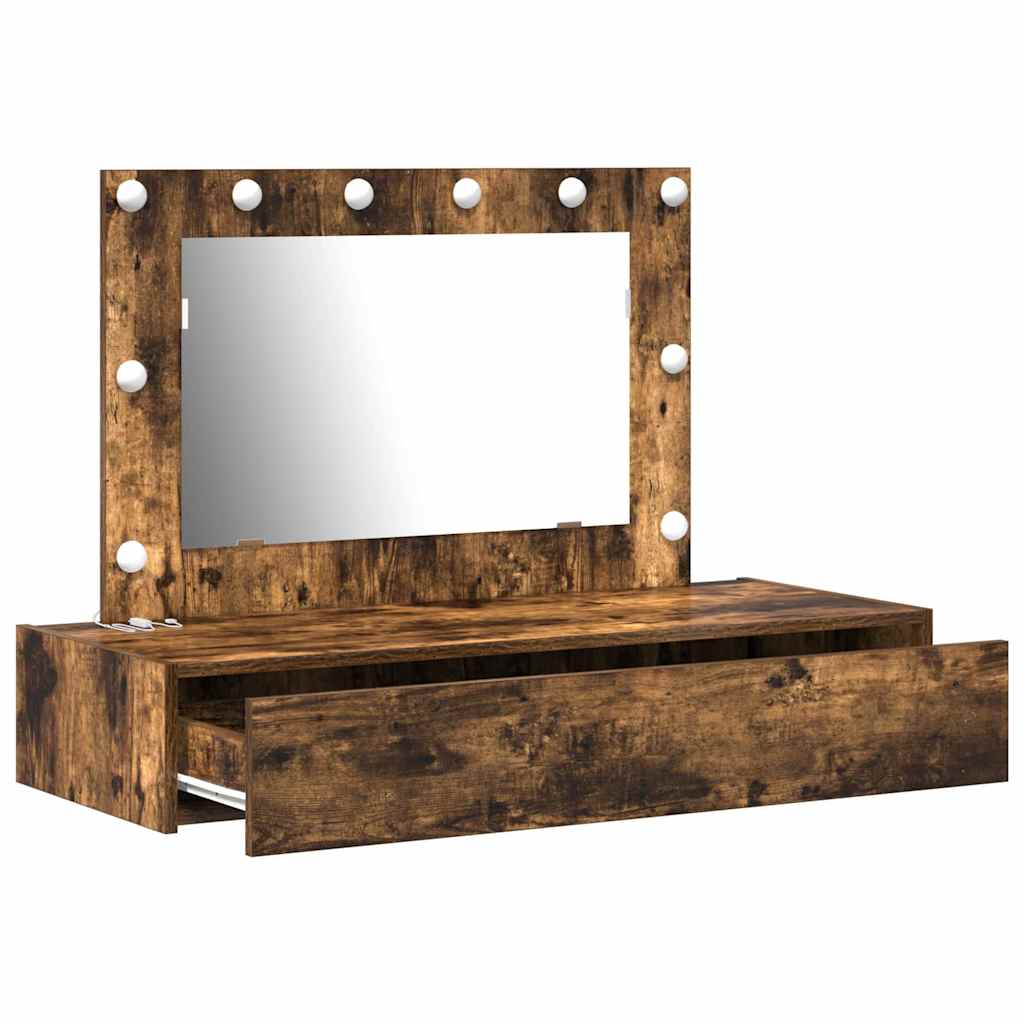 Table de Toilette Marron 100 x 40 x 70 cm Bois d'ingénierie - XIOS