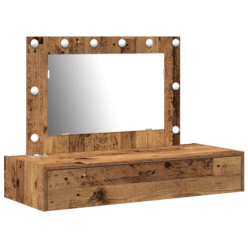 Table de Toilette Marron 100 x 40 x 70 cm Bois d'ingénierie - XIOS