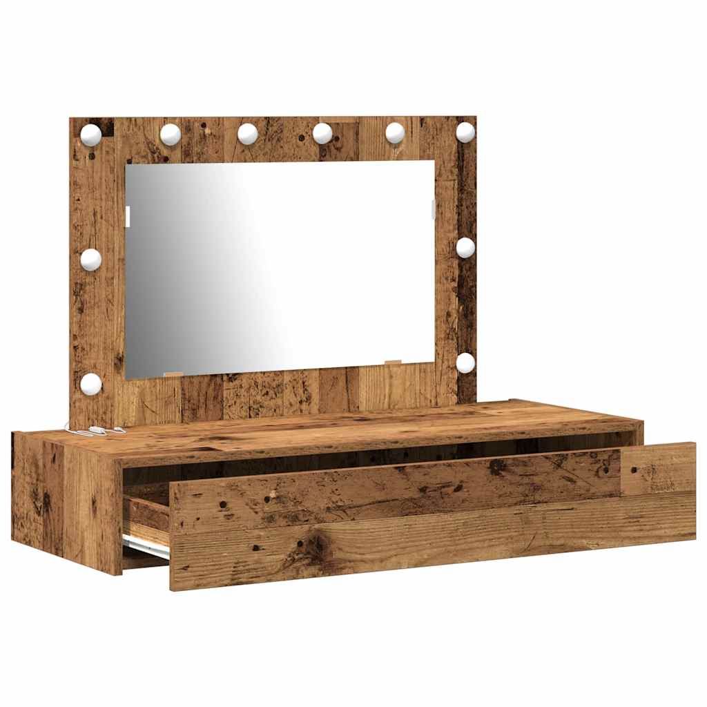 Table de Toilette Marron 100 x 40 x 70 cm Bois d'ingénierie - XIOS