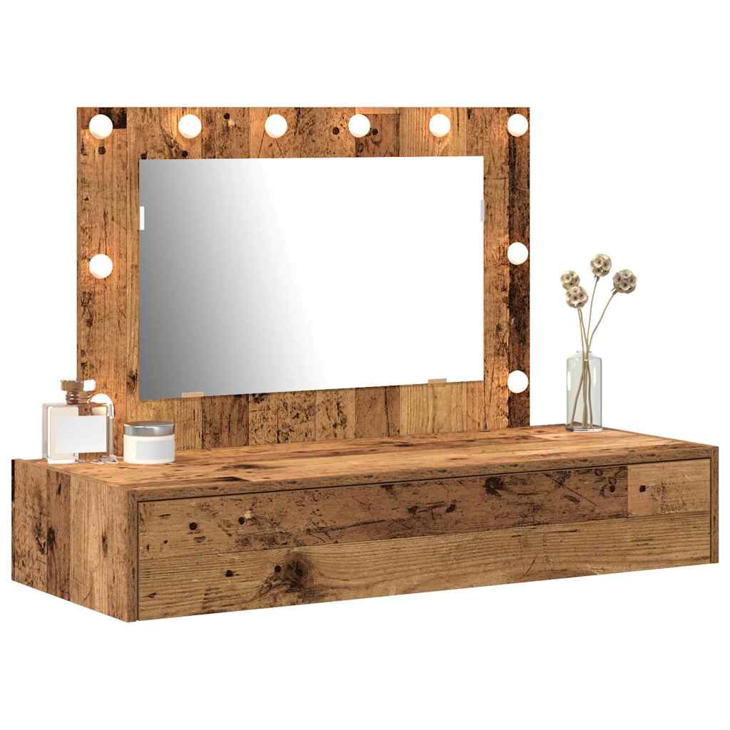 Table de Toilette Marron 100 x 40 x 70 cm Bois d'ingénierie - XIOS