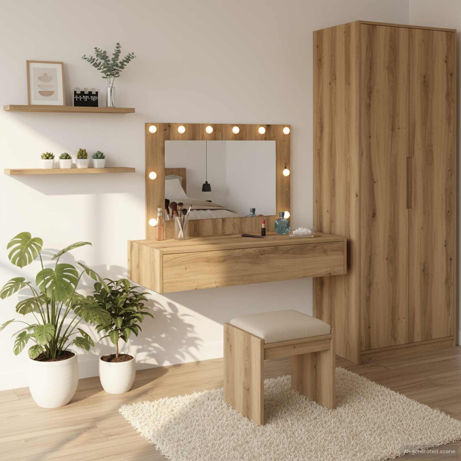 Table de Toilette Marron 100 x 40 x 70 cm Bois d'ingénierie - XIOS