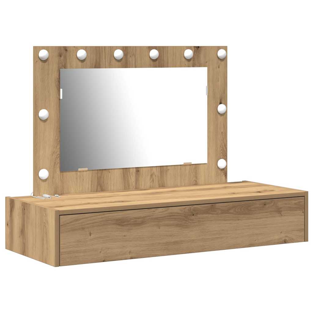 Table de Toilette Marron 100 x 40 x 70 cm Bois d'ingénierie - XIOS
