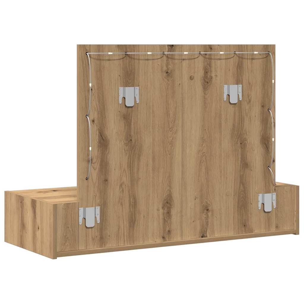 Table de Toilette Marron 100 x 40 x 70 cm Bois d'ingénierie - XIOS