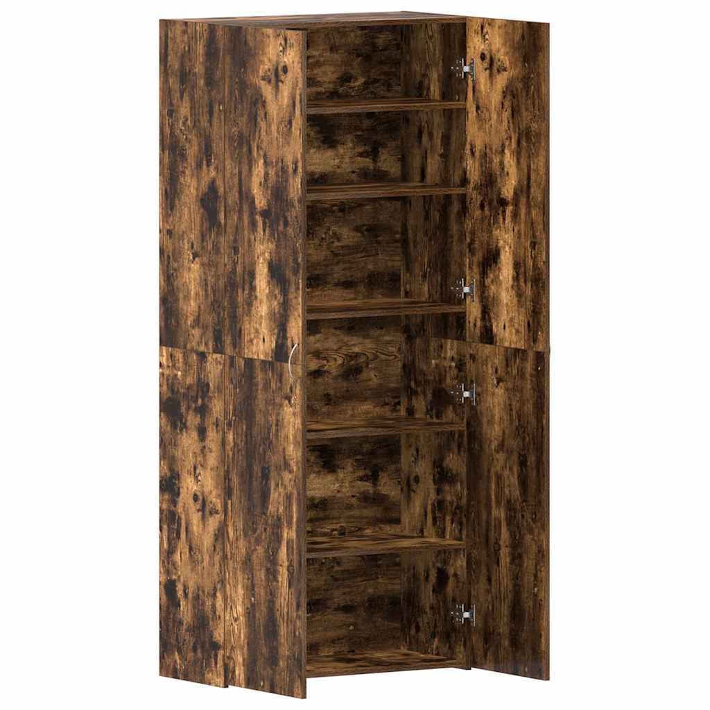Cabinet à chaussures 80 x 35.5 x 180 cm Bois d'ingénierie