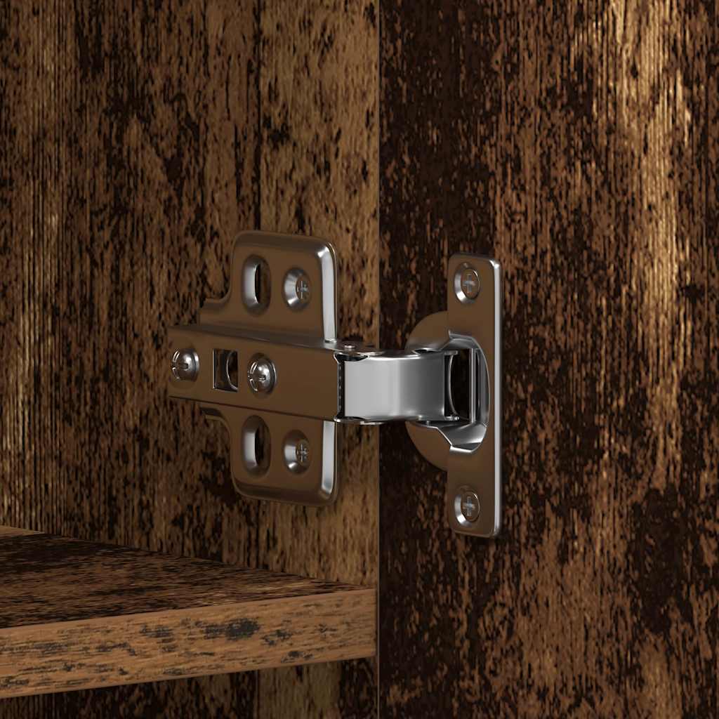 Cabinet à chaussures avec étagère Marron 80 x 35.5 x 180 cm - XIOS