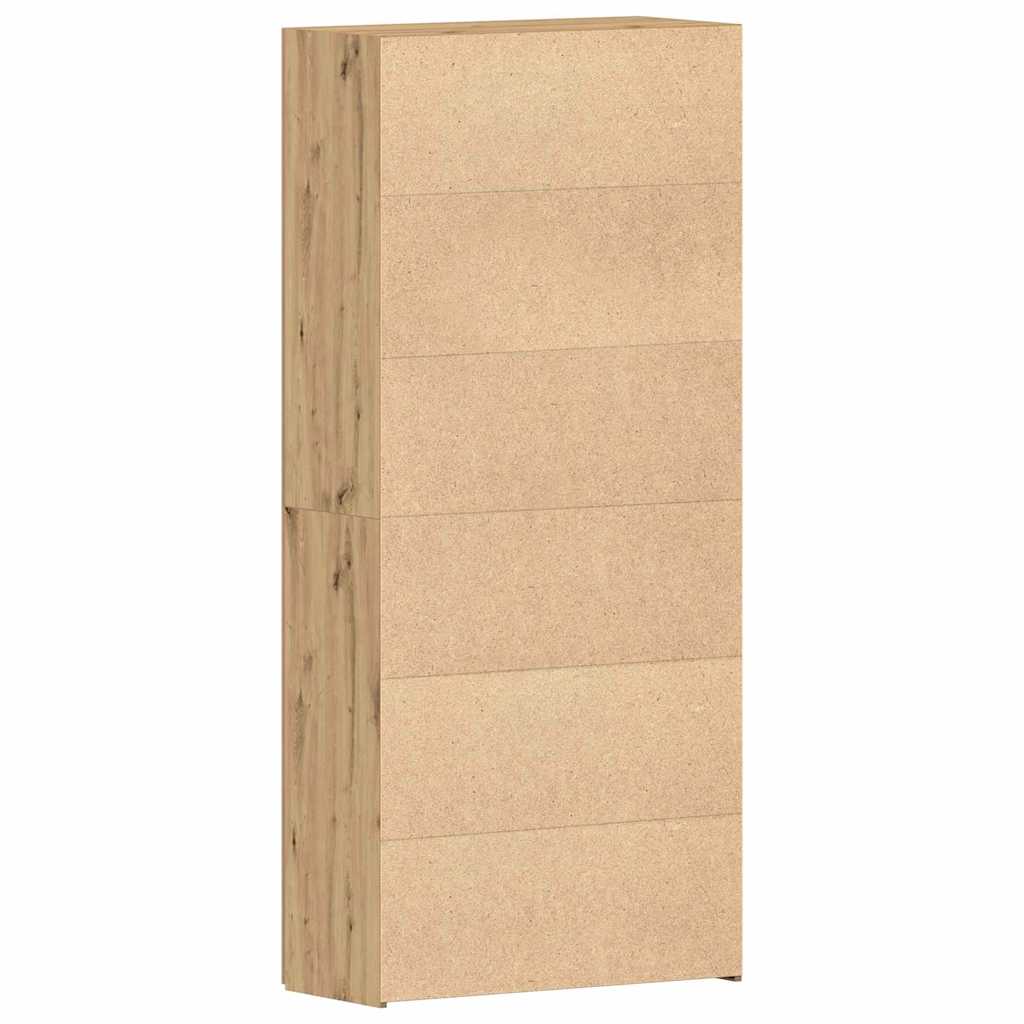 Cabinet à chaussures 80 x 35.5 x 180 cm Bois d'ingénierie