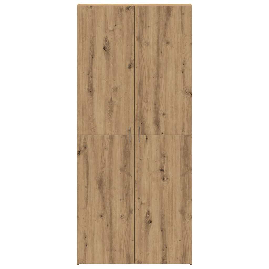 Cabinet à chaussures 80 x 35.5 x 180 cm Bois d'ingénierie