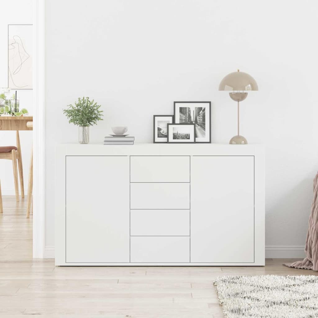 Buffet avec tiroir Blanc 120 x 36 x 69 cm Bois d'ingénierie - XIOS