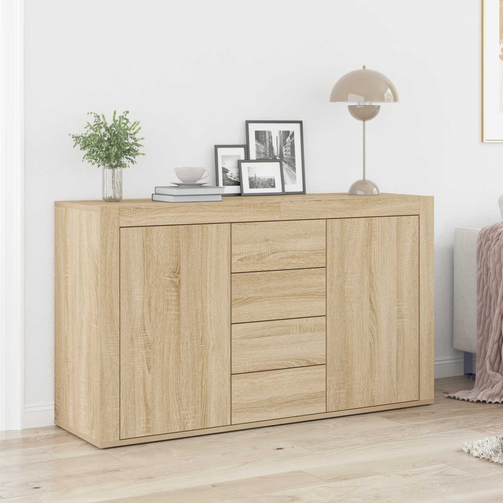 Buffet Chêne Sonoma 120 x 36 x 69 cm Bois d'ingénierie - XIOS