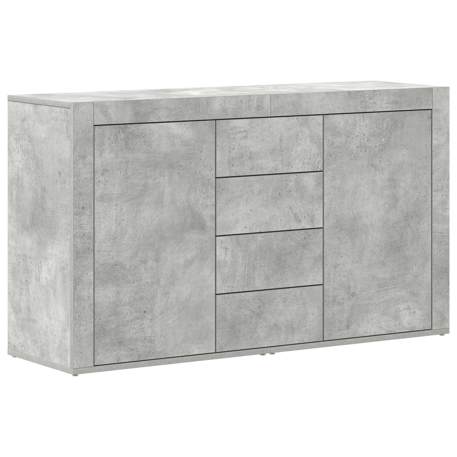 Buffet Gris béton 120 x 36 x 69 cm Bois d'ingénierie - XIOS