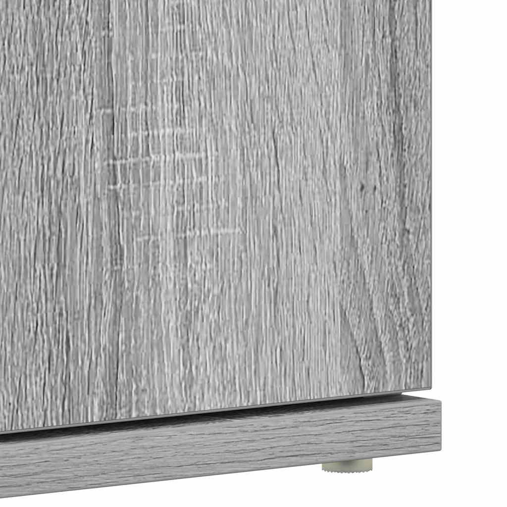 Cabinet à chaussures Gris 80 x 39 x 180 cm Bois d'ingénierie - XIOS