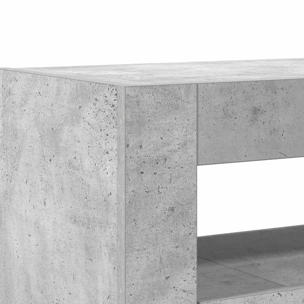 Buffet Gris béton 116 x 30 x 75 cm Bois d'ingénierie - XIOS