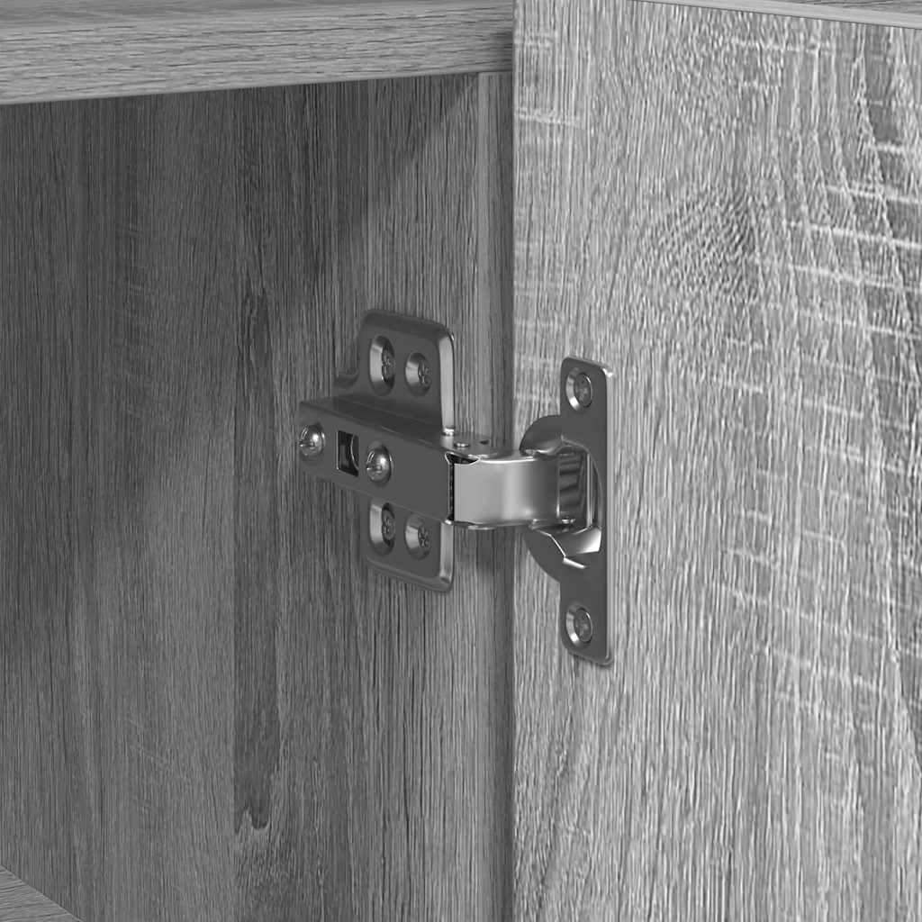 Buffet Sonoma gris 116 x 30 x 75 cm Bois d'ingénierie - XIOS