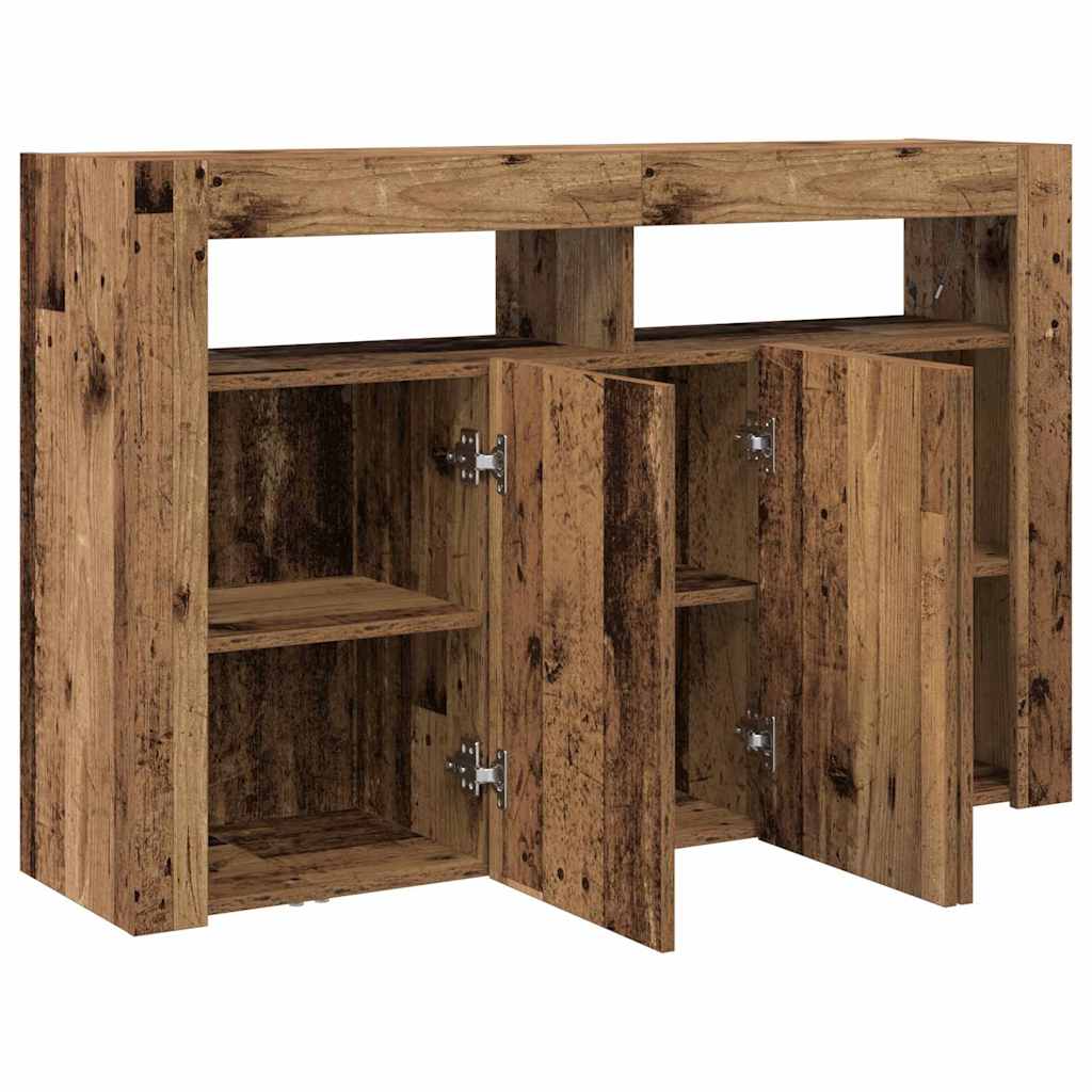 Buffet Bois ancien 116 x 30 x 75 cm Bois d'ingénierie - XIOS