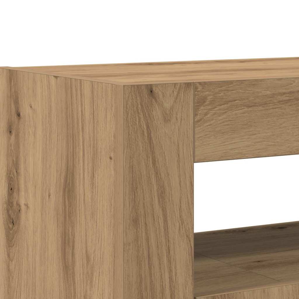 Buffet Chêne artisanal 116 x 30 x 75 cm Bois d'ingénierie