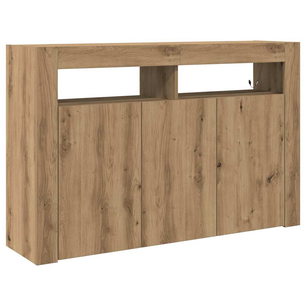 Buffet chêne artisanal 116 x 30 x 75 cm Bois d'ingénierie - XIOS