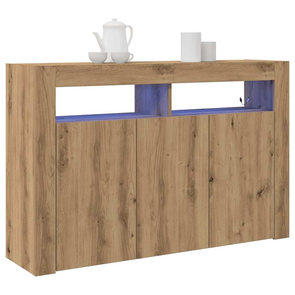 Buffet chêne artisanal 116 x 30 x 75 cm Bois d'ingénierie - XIOS