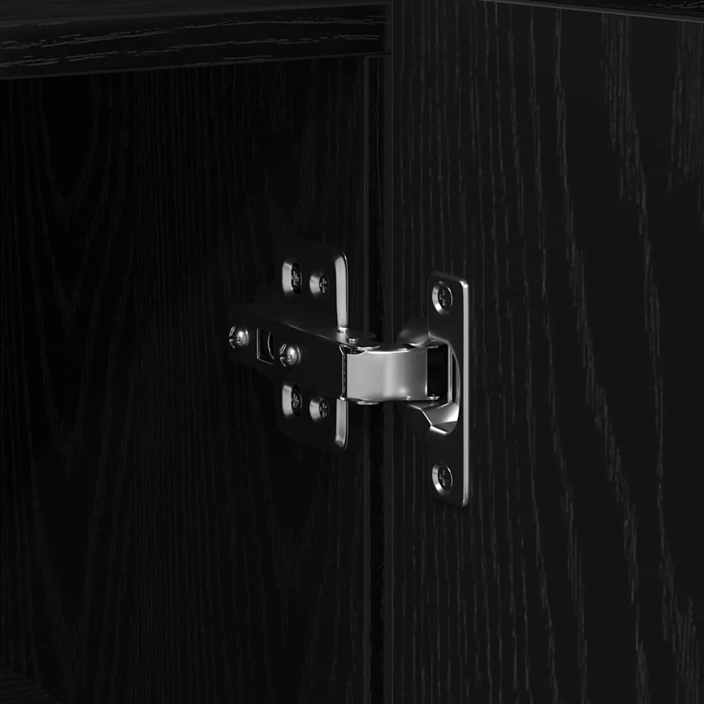 Buffet Chêne noir 116 x 30 x 75 cm Bois d'ingénierie - XIOS