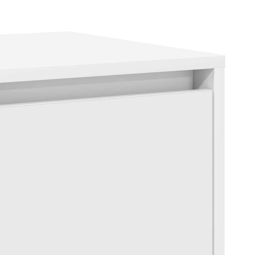 Buffet Blanc 135 x 41 x 75 cm Bois d'ingénierie