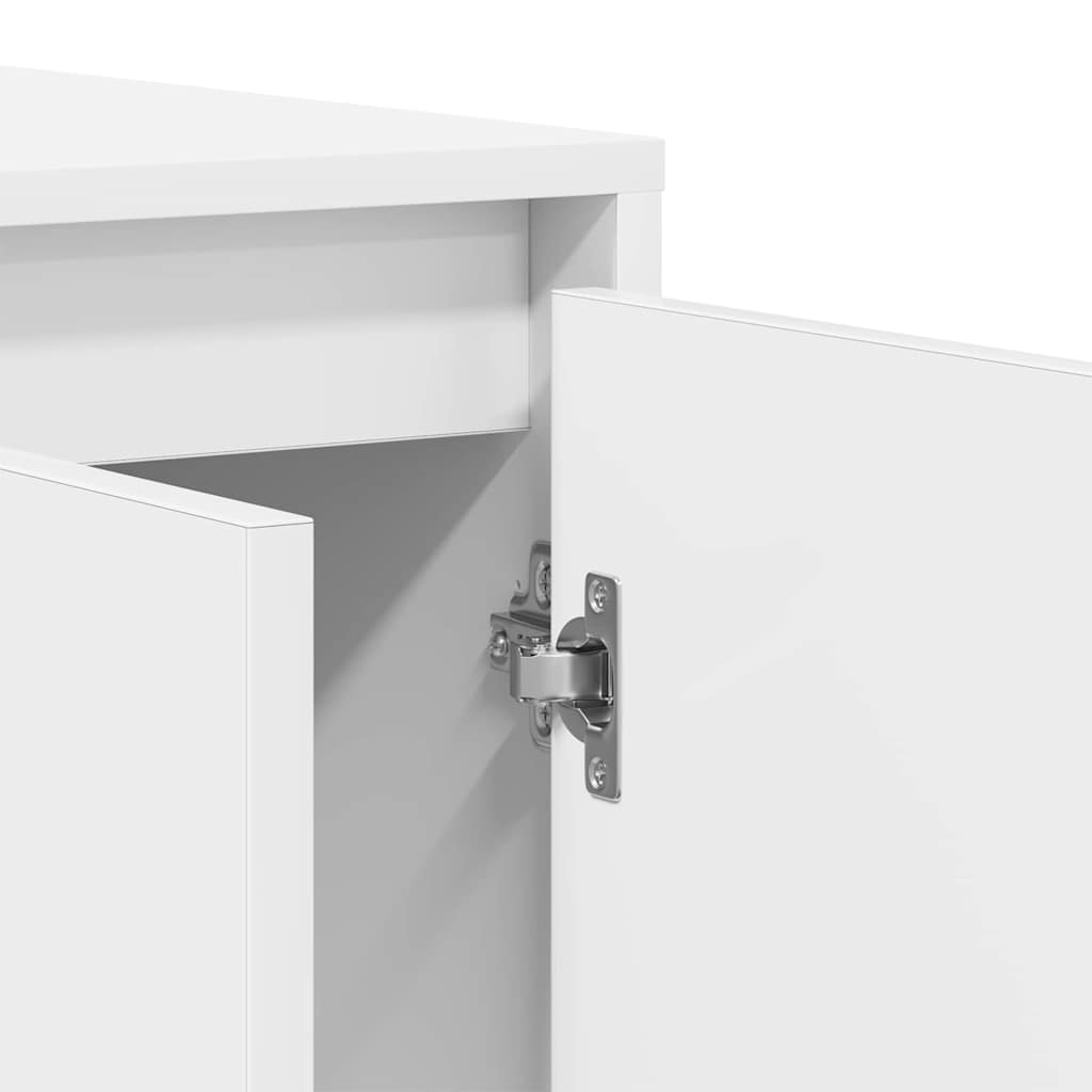 Buffet Blanc 135 x 41 x 75 cm Bois d'ingénierie