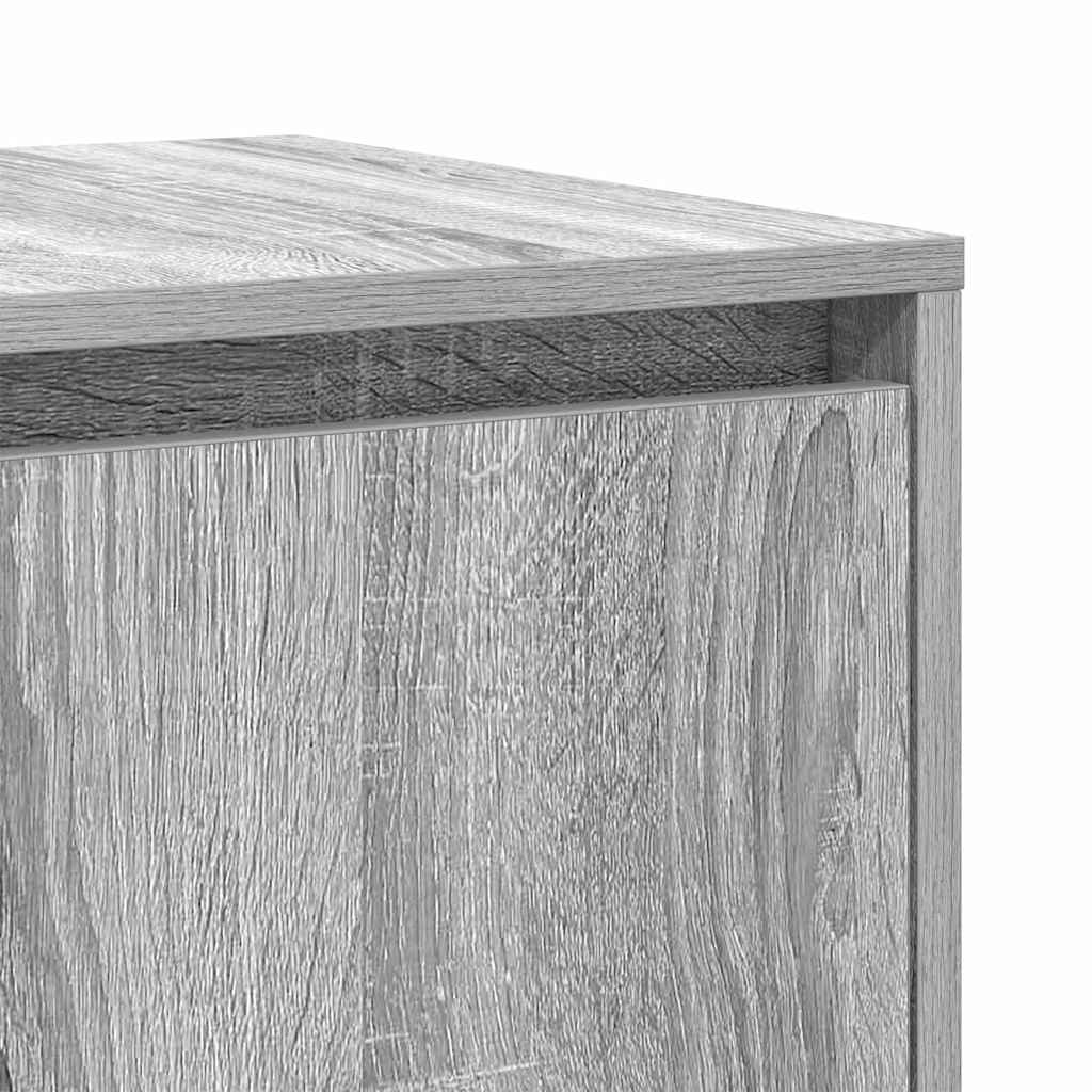 Buffet Gris Sonoma 135 x 41 x 75 cm Bois d'ingénierie