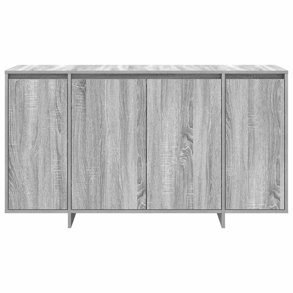 Buffet Sonoma gris 135 x 41 x 69 cm Bois d'ingénierie - XIOS