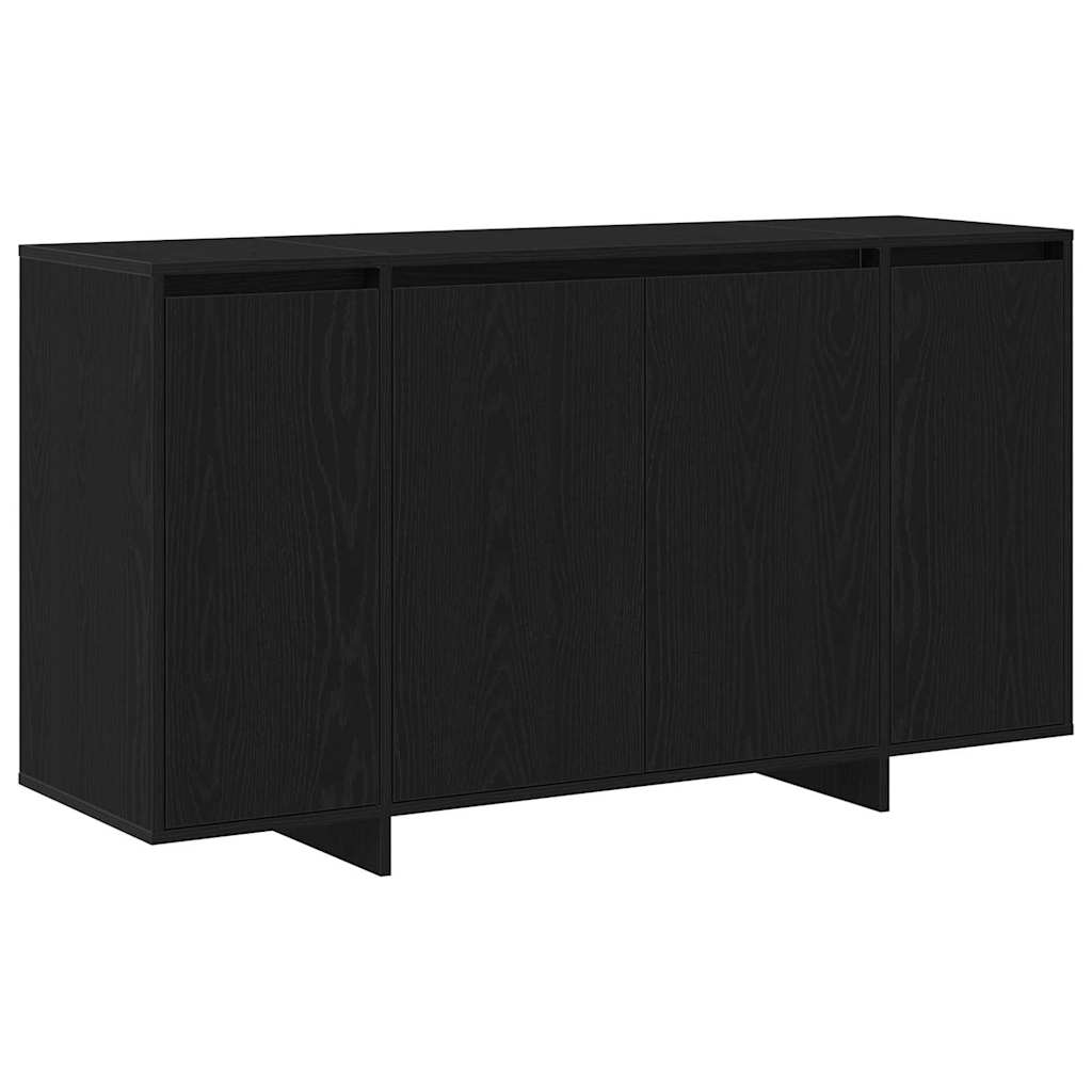 Buffet Chêne noir 135 x 41 x 75 cm Bois d'ingénierie