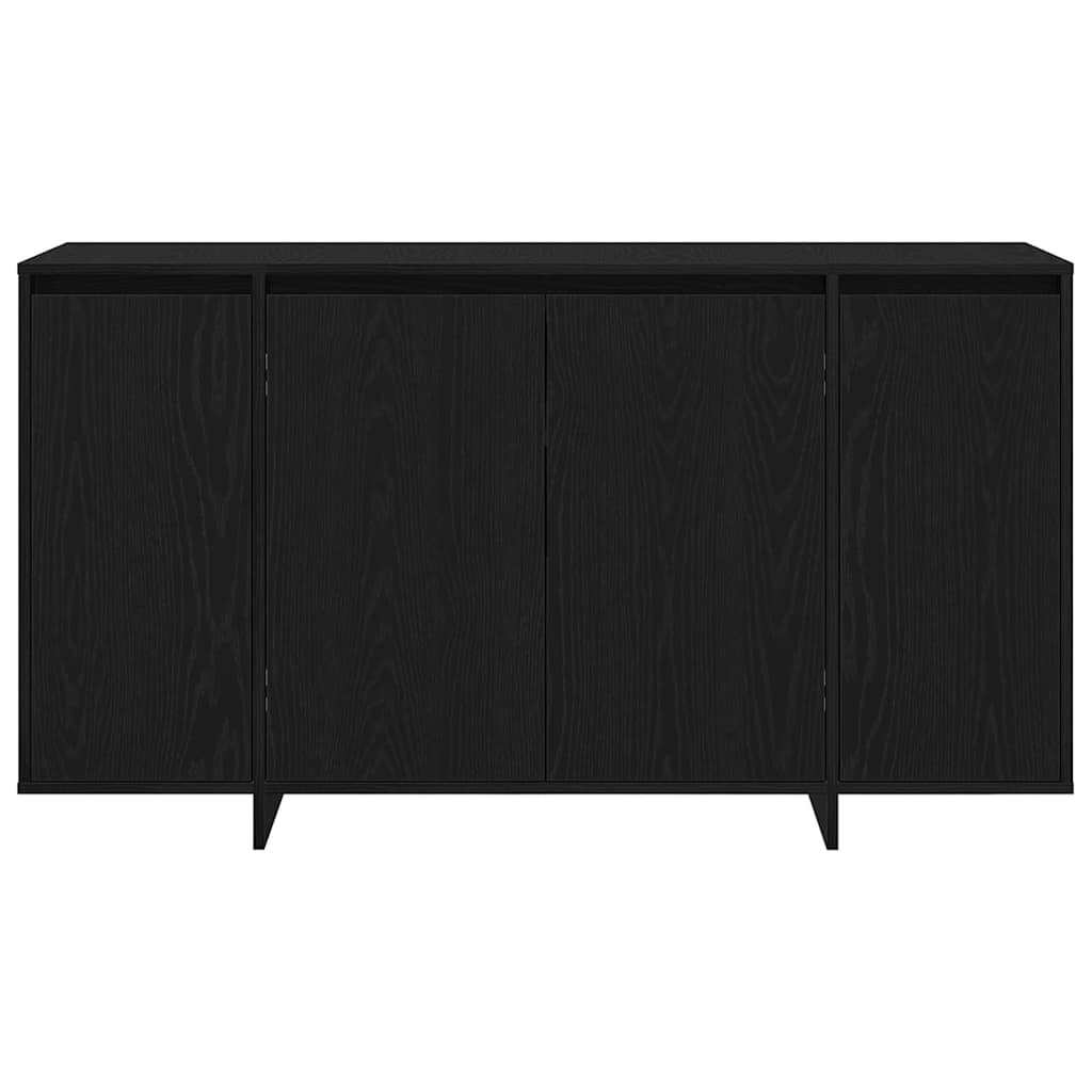 Buffet Chêne noir 135 x 41 x 75 cm Bois d'ingénierie