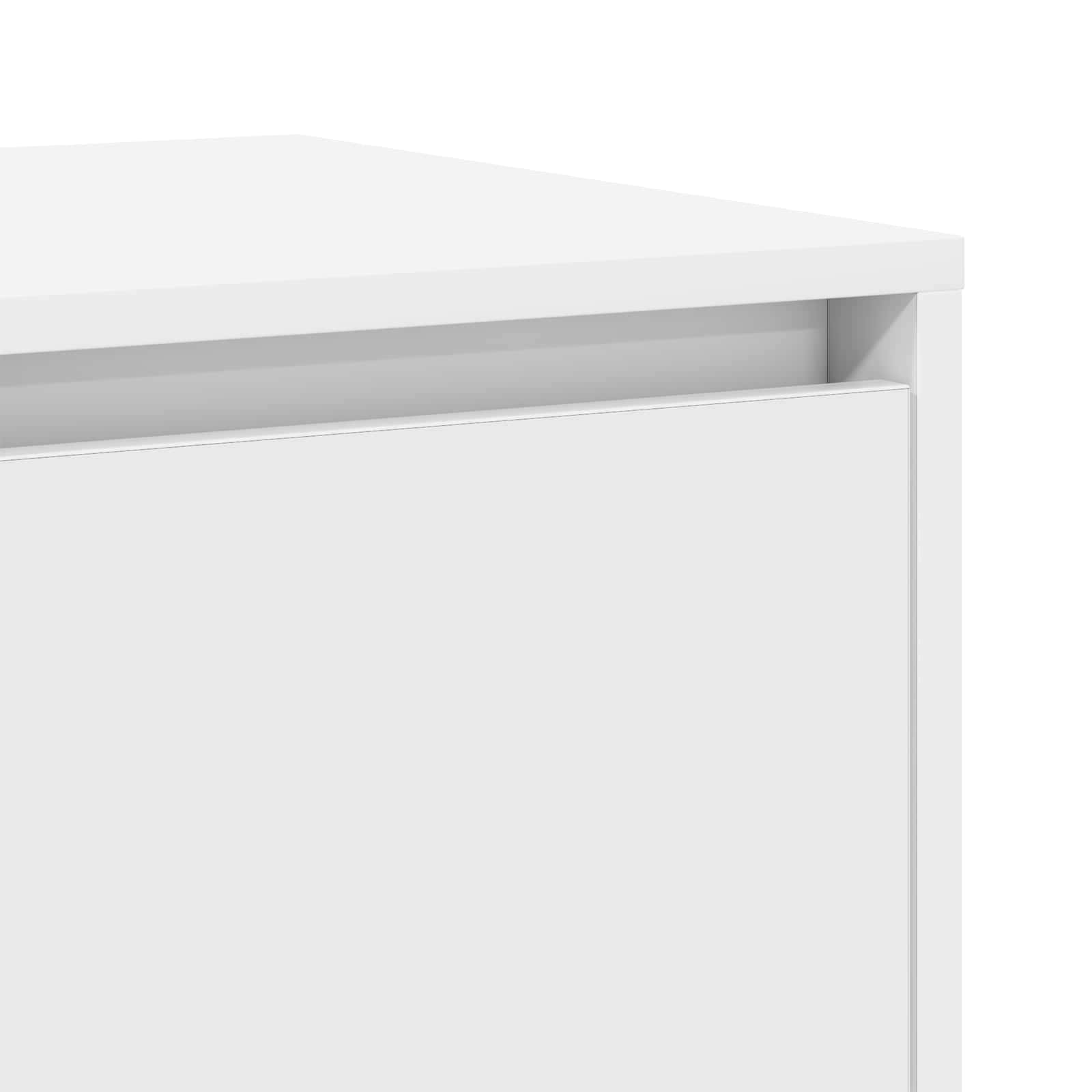Buffet Blanc 120 x 41 x 75 cm Bois d'ingénierie