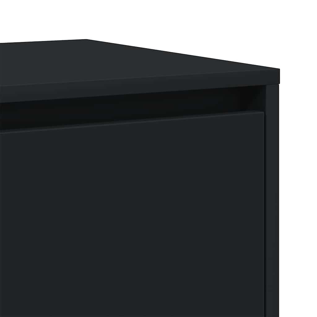 Buffet Noir 120 x 41 x 75 cm Bois d'ingénierie - XIOS