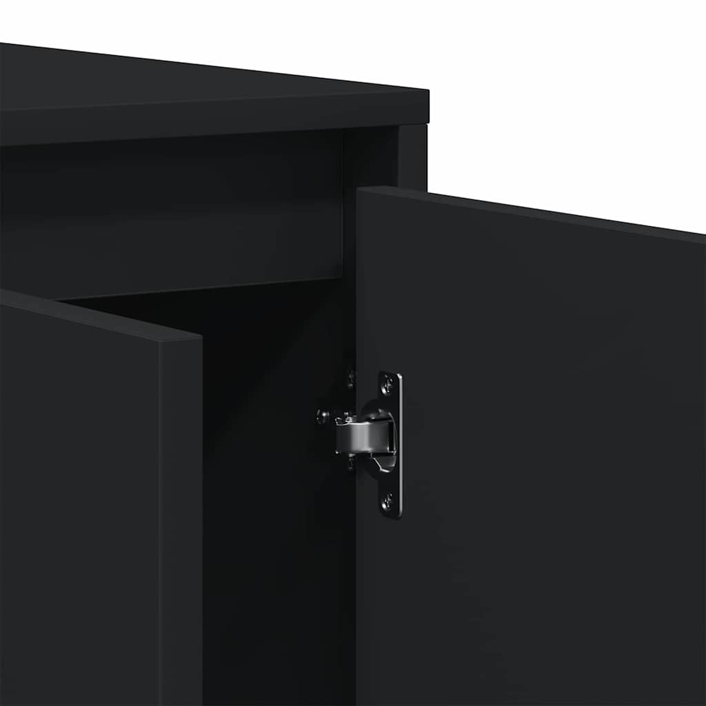 Buffet Noir 120 x 41 x 75 cm Bois d'ingénierie - XIOS