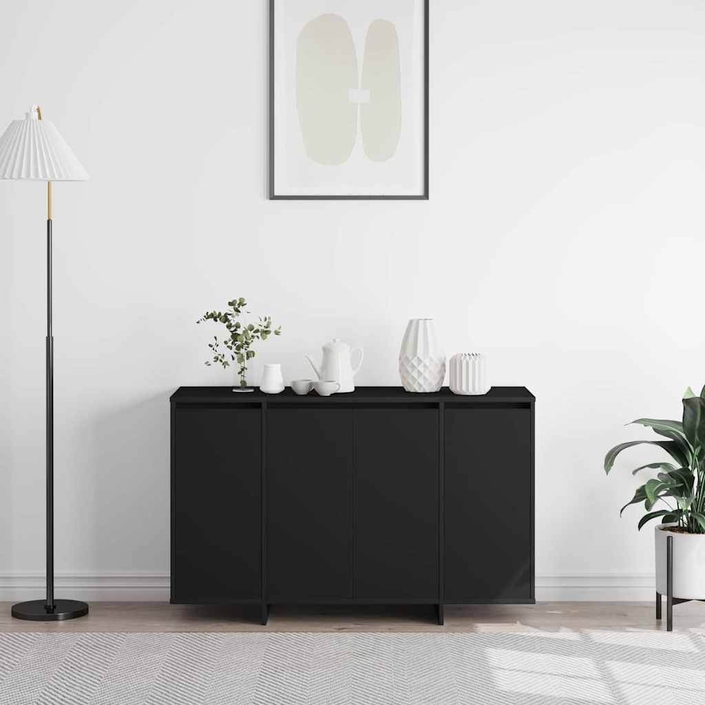 Buffet Noir 120 x 41 x 75 cm Bois d'ingénierie - XIOS