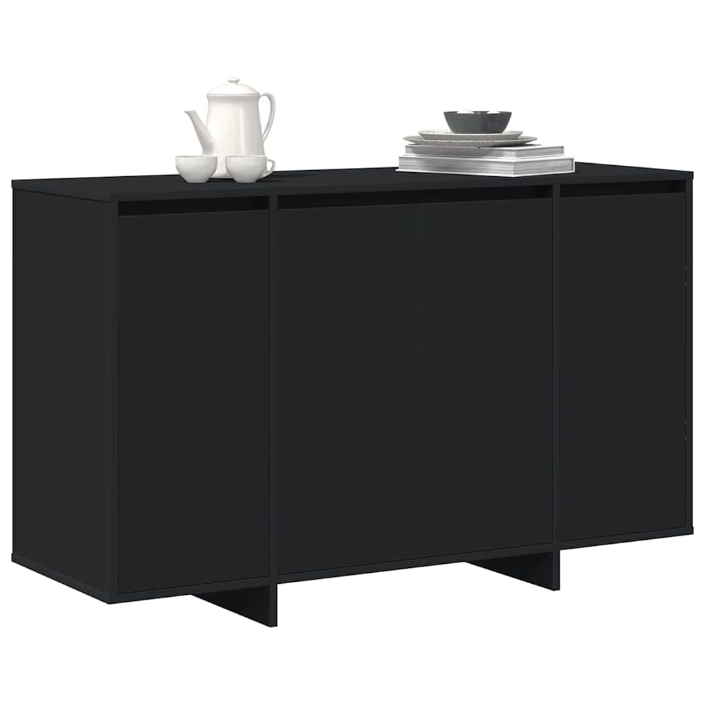 Buffet Noir 120 x 41 x 75 cm Bois d'ingénierie - XIOS
