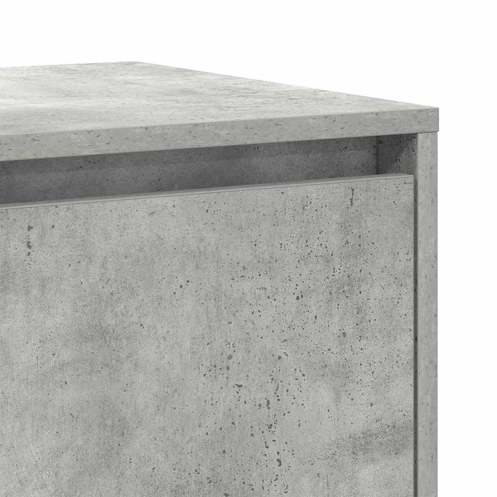 Buffet Gris béton 120 x 41 x 75 cm Bois d'ingénierie - XIOS