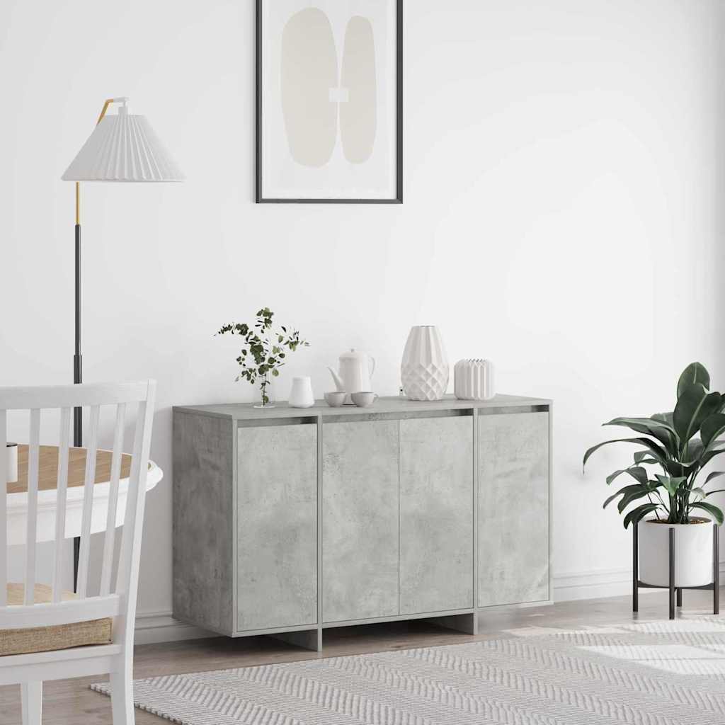 Buffet Gris béton 120 x 41 x 75 cm Bois d'ingénierie - XIOS