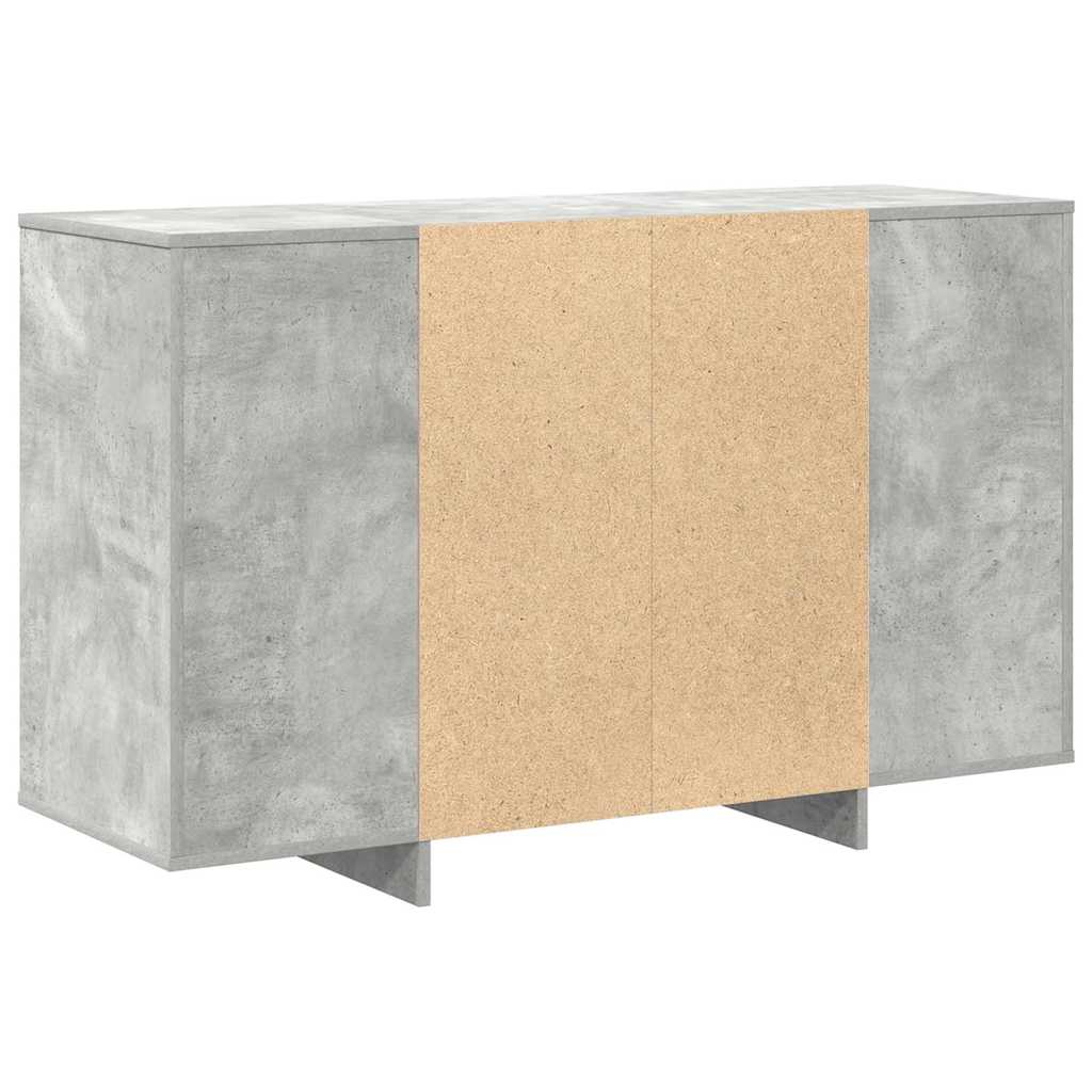 Buffet Gris béton 120 x 41 x 75 cm Bois d'ingénierie - XIOS