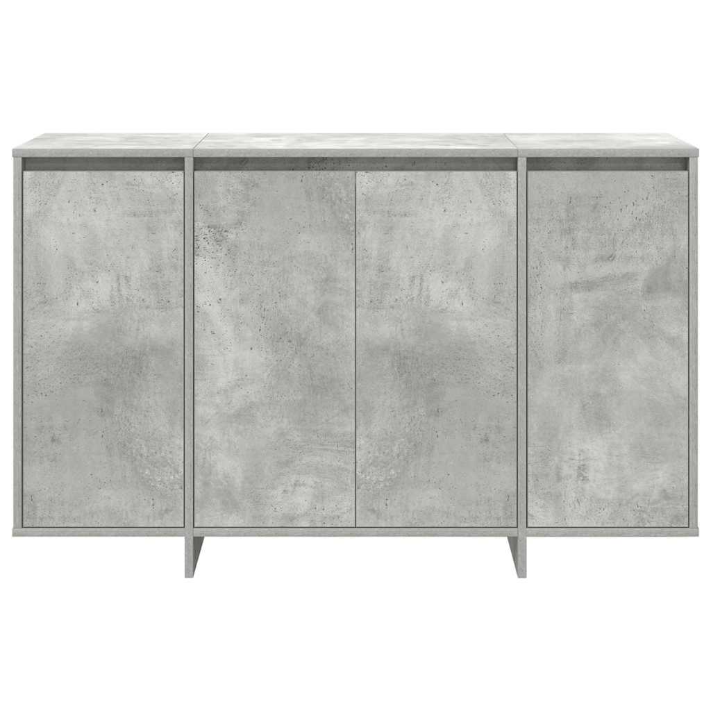 Buffet Gris béton 120 x 41 x 75 cm Bois d'ingénierie - XIOS