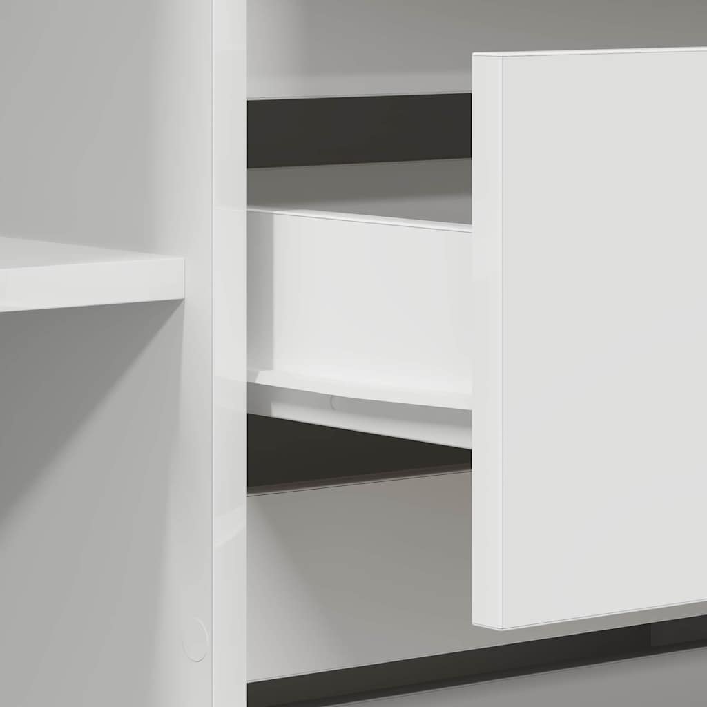 Buffet avec tiroir Blanc 120 x 41 x 75 cm Bois d'ingénierie - XIOS