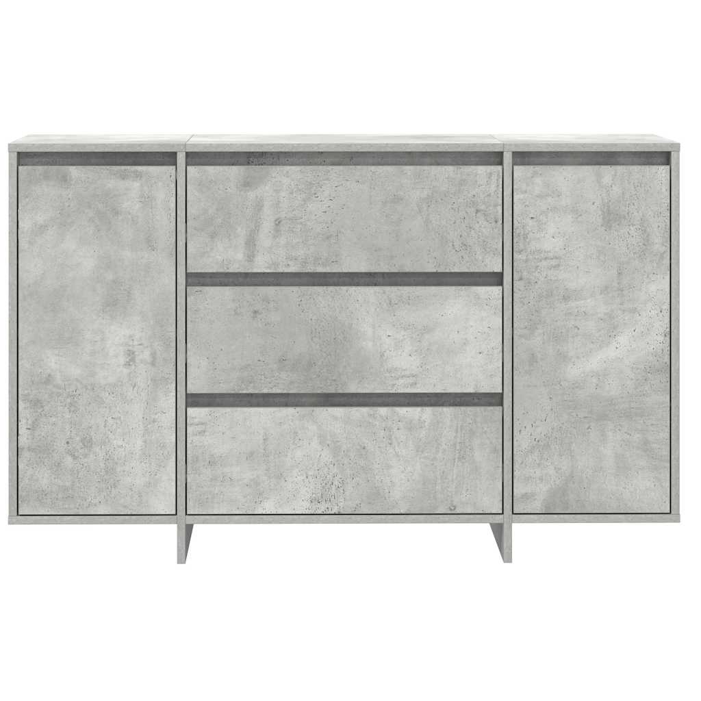 Buffet Gris béton 120 x 41 x 75 cm Bois d'ingénierie - XIOS
