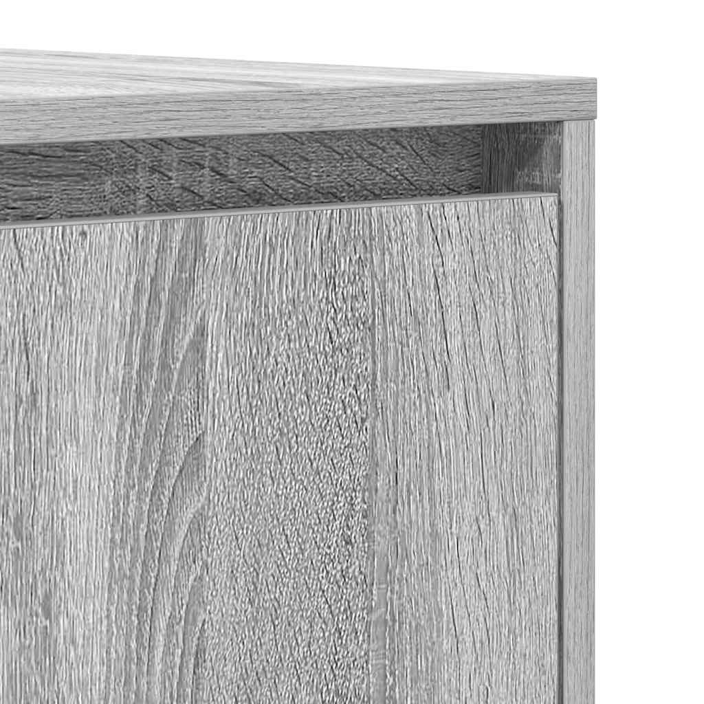 Buffet Sonoma gris 120 x 41 x 75 cm Bois d'ingénierie - XIOS
