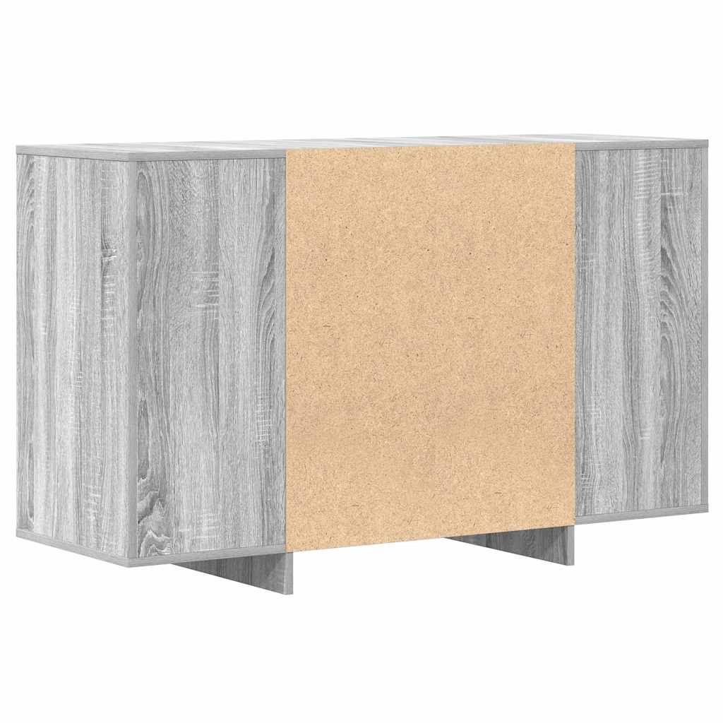 Buffet Sonoma gris 120 x 41 x 75 cm Bois d'ingénierie - XIOS