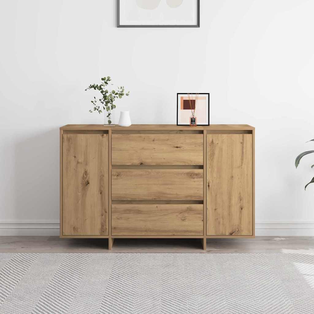 Buffet chêne artisanal 120 x 41 x 75 cm Bois d'ingénierie - XIOS
